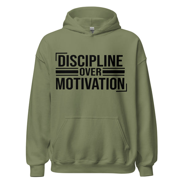 DISCIPLINE OVER MOTIVATION™ Heavyweight Hoodie by NEXORA Official - premium streetwear product photo