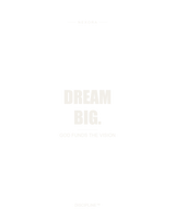 DISCIPLINE™ — Dream Big Heavyweight Tee - Design artwork