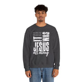 Jesus All Along Crewneck Sweatshirt — Faith - Based Christian - NEXORA Official