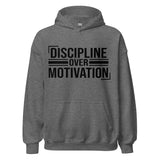 DISCIPLINE OVER MOTIVATION™ Heavyweight Hoodie by NEXORA Official - premium streetwear product photo