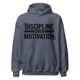DISCIPLINE OVER MOTIVATION™ Heavyweight Hoodie by NEXORA Official - premium streetwear product photo