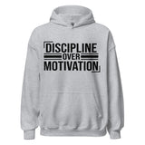 DISCIPLINE OVER MOTIVATION™ Heavyweight Hoodie by NEXORA Official - premium streetwear product photo