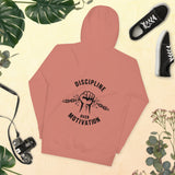 DISCIPLINE OVER MOTIVATION™ Back Print Hoodie by NEXORA Official - premium streetwear product photo