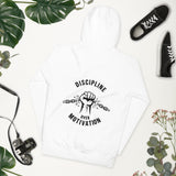 DISCIPLINE OVER MOTIVATION™ Back Print Hoodie by NEXORA Official - premium streetwear product photo