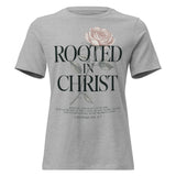 Rooted In Christ Rose Tee | Colossians 2:7 | NEXORA™ by NEXORA Official - premium streetwear product photo