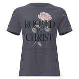 Rooted In Christ Rose Tee | Colossians 2:7 | NEXORA™ by NEXORA Official - premium streetwear product photo